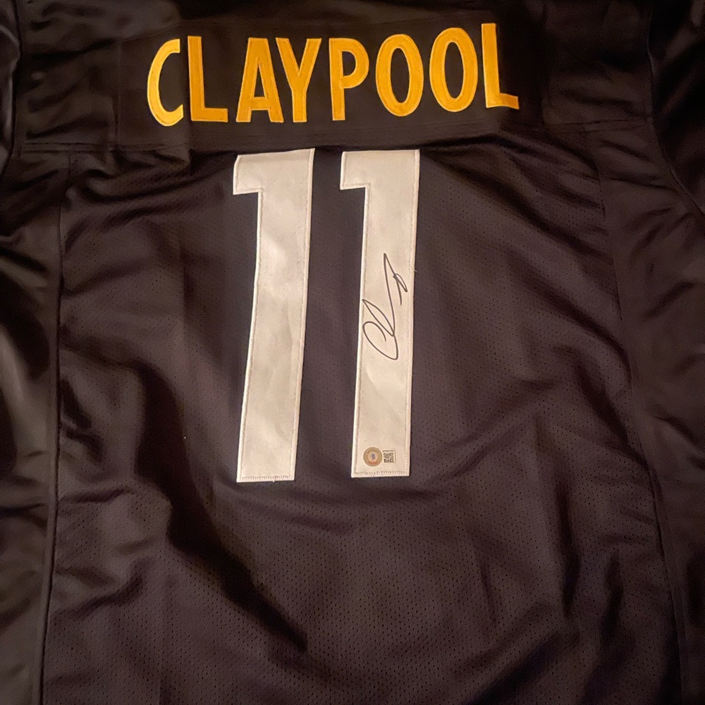 Autographed Chase Claypool Pittsburgh Steelers jersey w/ certificate